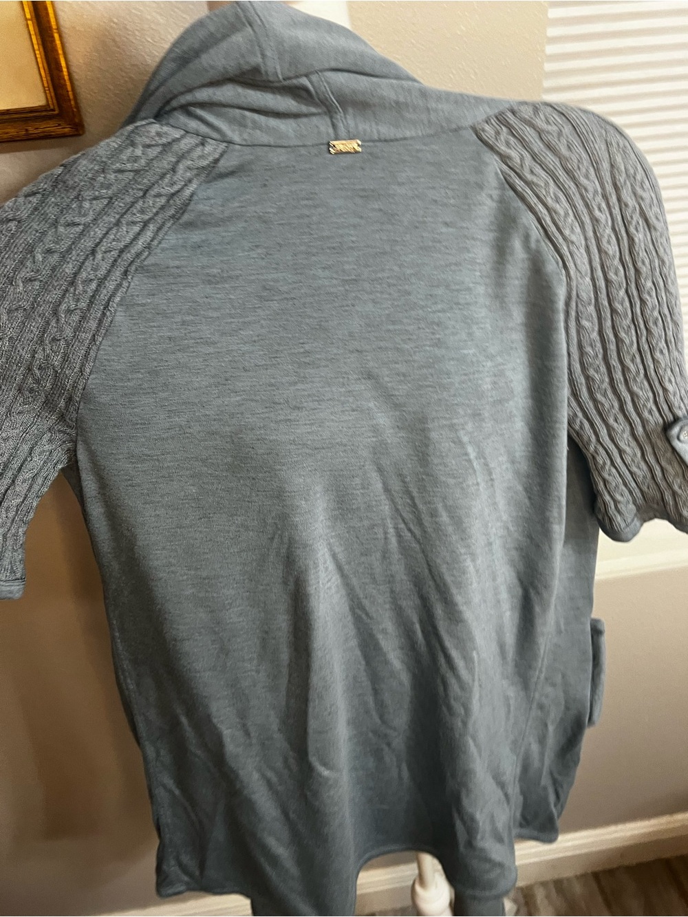 St. John Blue Open Cardigan Sweater
Small Medium P 3/4 Sleeve - Picture 13 of 14